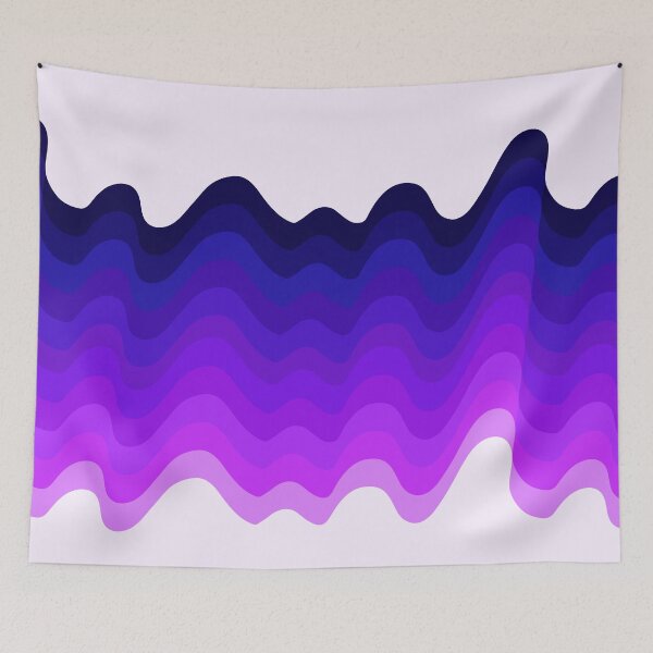 Item preview, Retro Ripple in Purples designed and sold by The Wellington Boot.