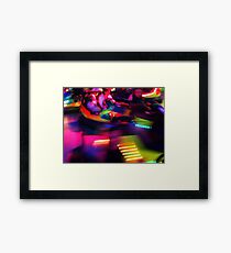 Bumper cars Framed Print