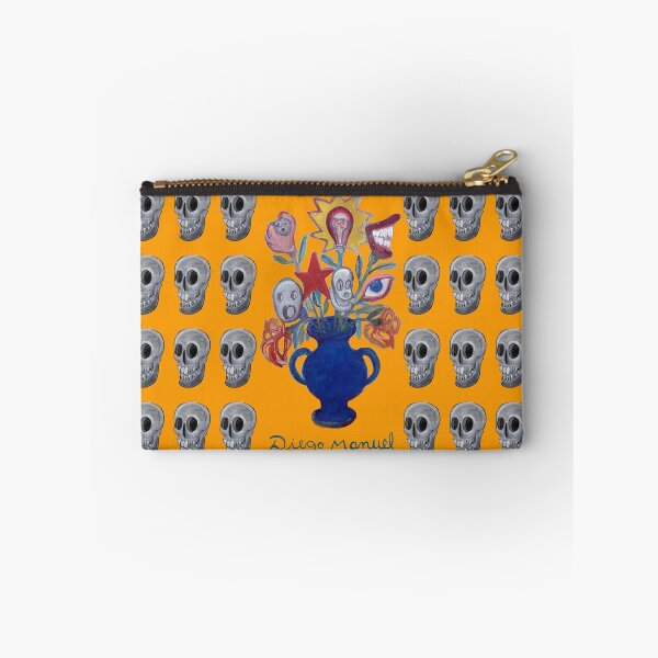 Item preview, Blue vase and skulls designed and sold by Diego Manuel Rodriguez.