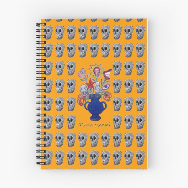 Item preview, Blue vase and skulls designed and sold by Diego Manuel Rodriguez.