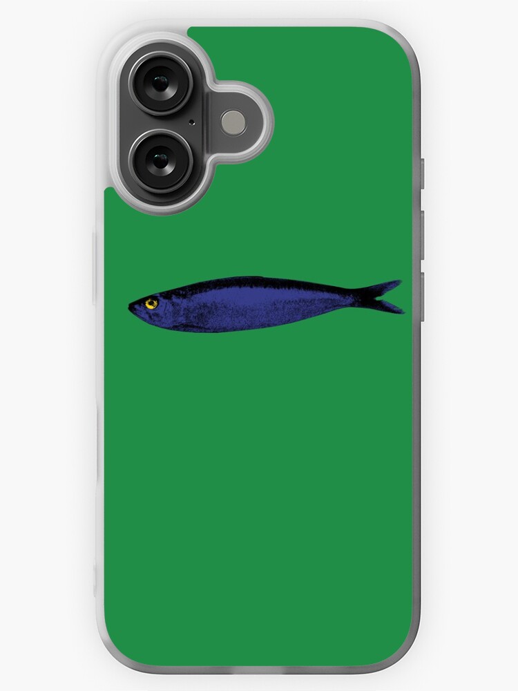 Thumbnail 1 von 5, iPhone-Hülle, Blaue Sardine designt und verkauft von Lisbon-dreams.