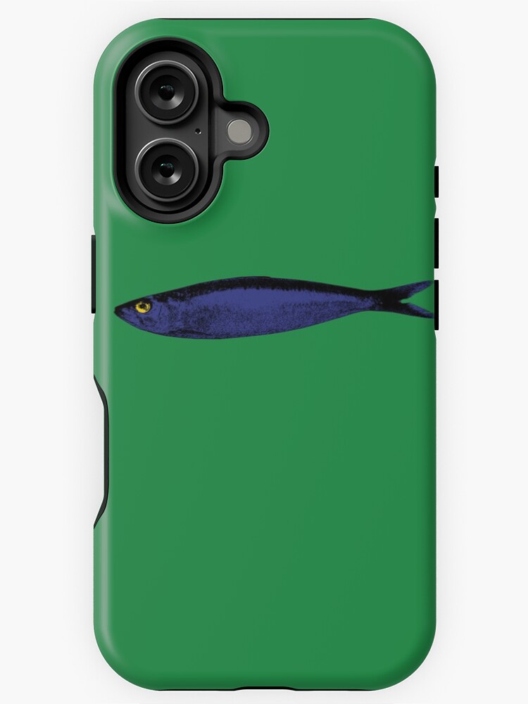 Thumbnail 1 von 4, iPhone-Hülle, Blaue Sardine designt und verkauft von Lisbon-dreams.