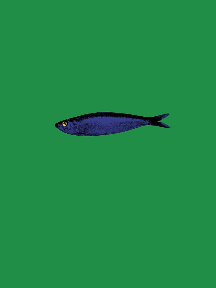 Thumbnail 6 von 6, Ärmelloses Top, Blaue Sardine designt und verkauft von Lisbon-dreams.