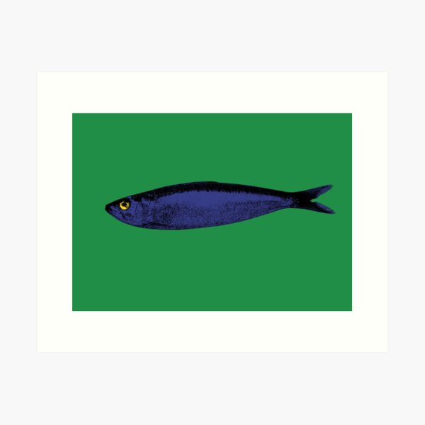 Item preview, Blue sardine designed and sold by botanical city.