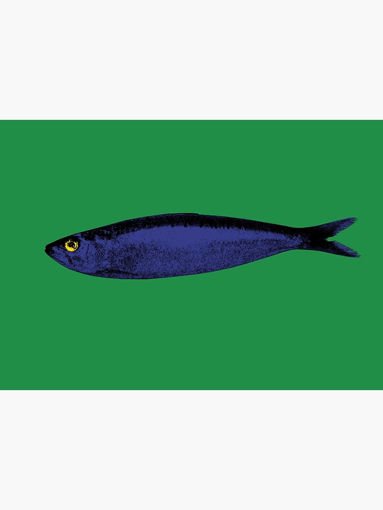 Thumbnail 3 von 3, Kunstdruck, Blaue Sardine designt und verkauft von Lisbon-dreams.