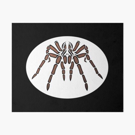 Kopie von Eine tribal Tarantel auf der Auslegware. Galeriedruck