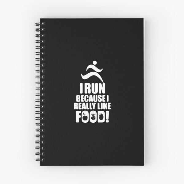 Item preview, I RUN BECAUSE I REALLY LIKE FOOD/Food T-shirt/Food Art designed and sold by Printoweb.