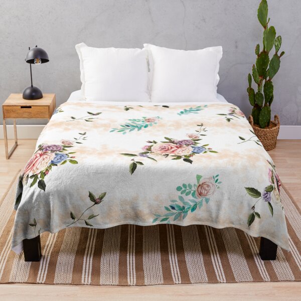 Artikelvorschau, Sommerrosenblumenblumenrosen-Weißdruck. entworfen und verkauft von JrNergal.