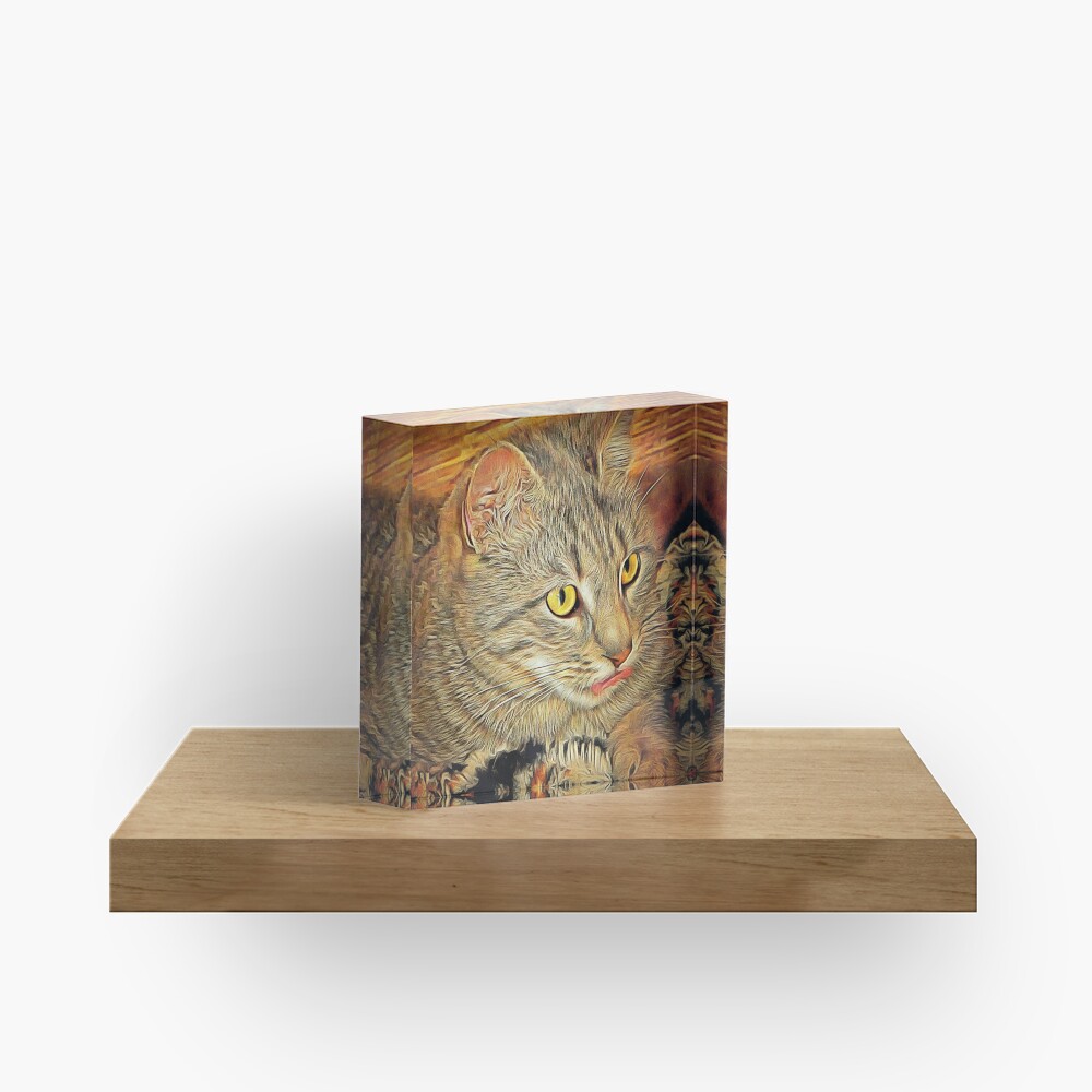 The Interrupted Wash Acrylic Block