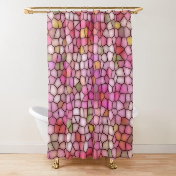 COLORFUL MOSAIC Shower Curtain