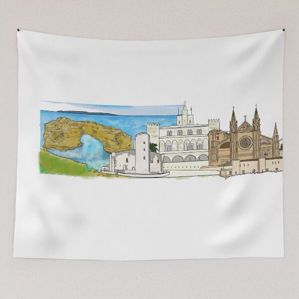 Item preview, Mallorca designed and sold by KitCatCards.