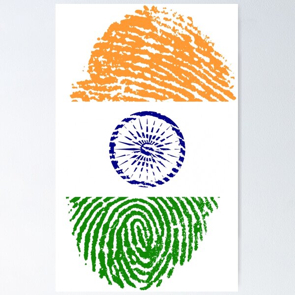 Item preview, India Fingerprint designed and sold by ChicTea.