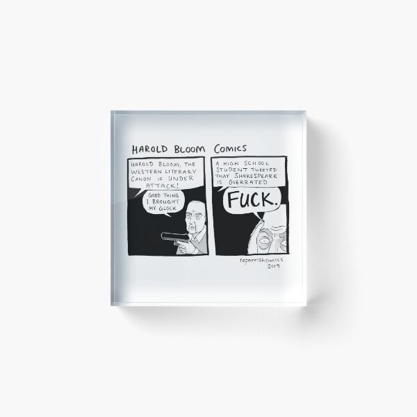 Item preview, Harold Bloom Defends The Western Canon designed and sold by reparrish.