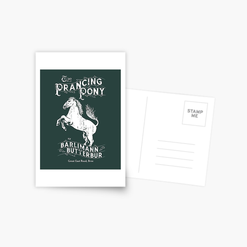 The Sign of the Prancing Pony Postcard