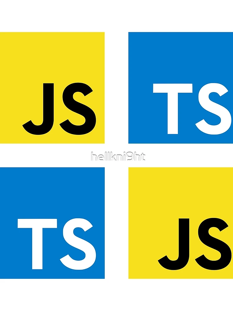 Thumbnail 3 von 3, Tuch, JavaScript und TypeScript (Weiß) designt und verkauft von hellkni9ht.