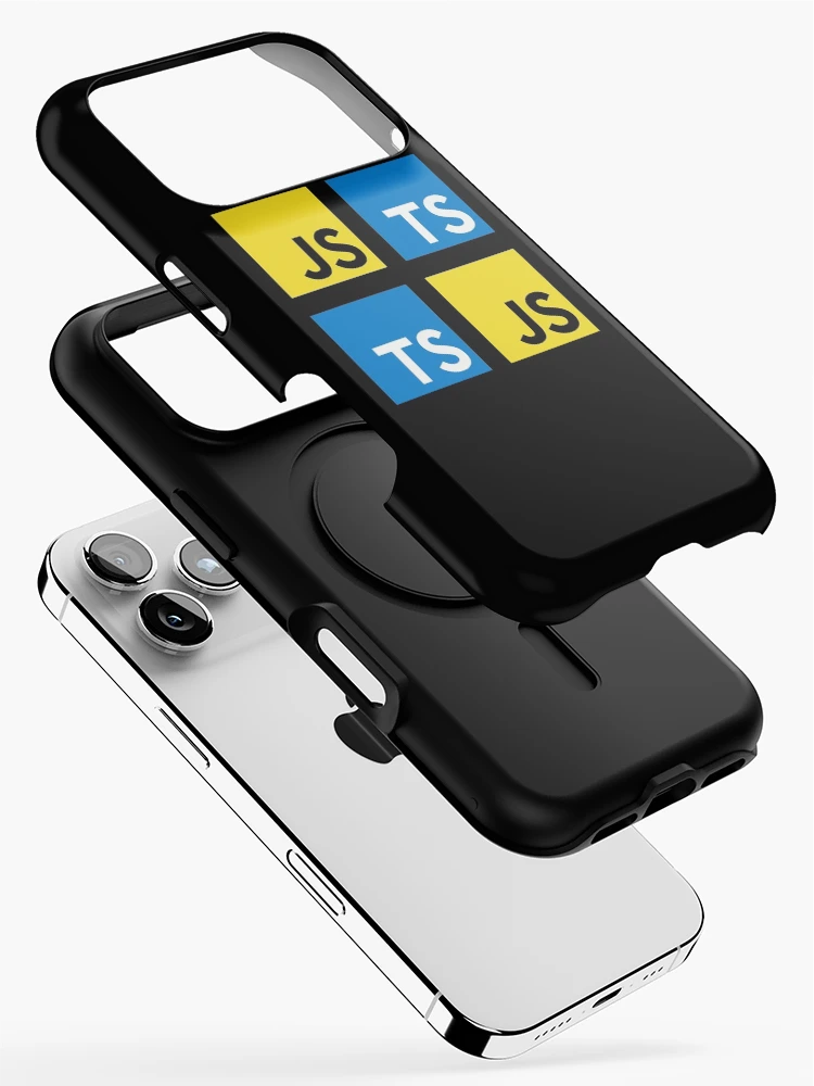 Thumbnail 2 of 4, iPhone Case, JavaScript and TypeScript (Black) designed and sold by hellkni9ht.