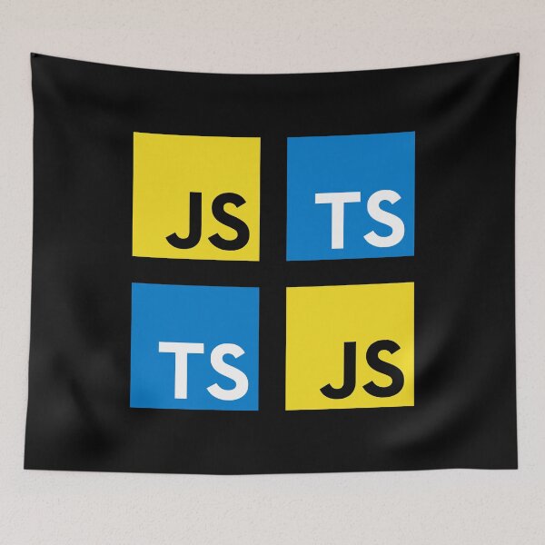 Item preview, JavaScript and TypeScript (Black) designed and sold by hellkni9ht.