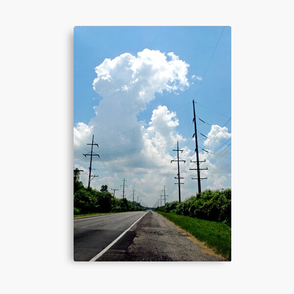 Electric Landscape Canvas Print