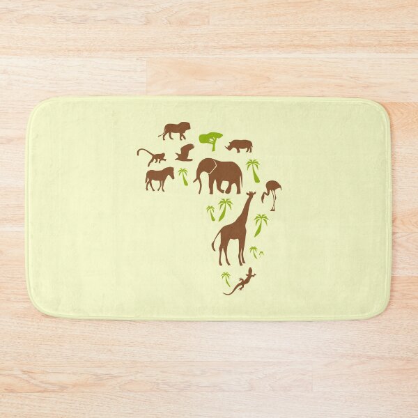 Item preview, AFRICA MAP WILDLIFE designed and sold by ReignGFX.
