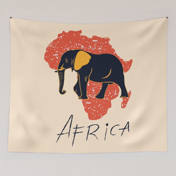 Item preview, AFRICAN ELEPHANT designed and sold by ReignGFX.