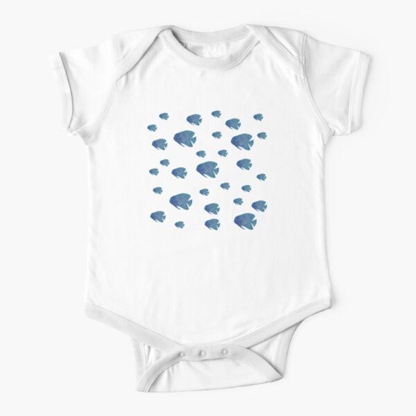 Fish Family Short Sleeve Baby One-Piece