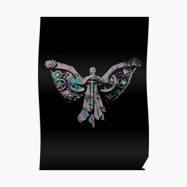 Colourful Clockwork Angel Poster