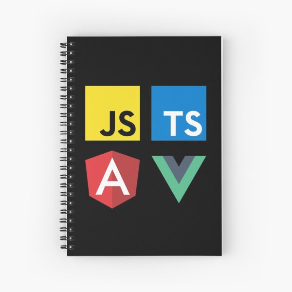 Item preview, Vue, TypeScript, Angular and JavaScript (Black) designed and sold by hellkni9ht.