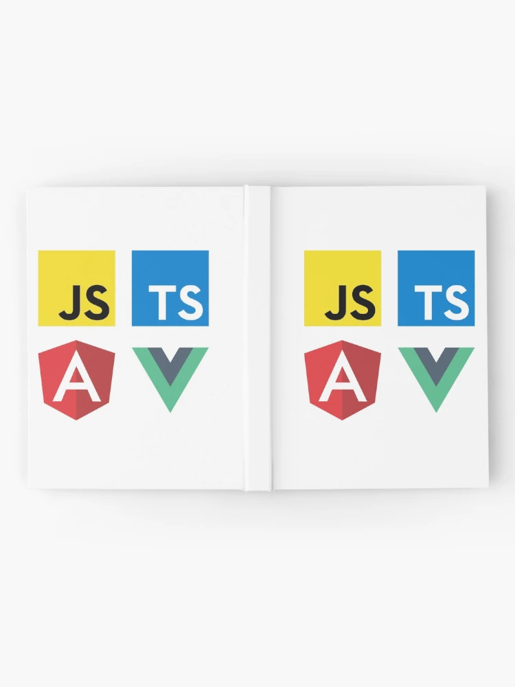 Thumbnail 2 of 3, Journal, Vue, TypeScript, Angular and JavaScript (White) designed and sold by hellkni9ht.