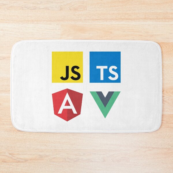 Item preview, Vue, TypeScript, Angular and JavaScript (White) designed and sold by hellkni9ht.