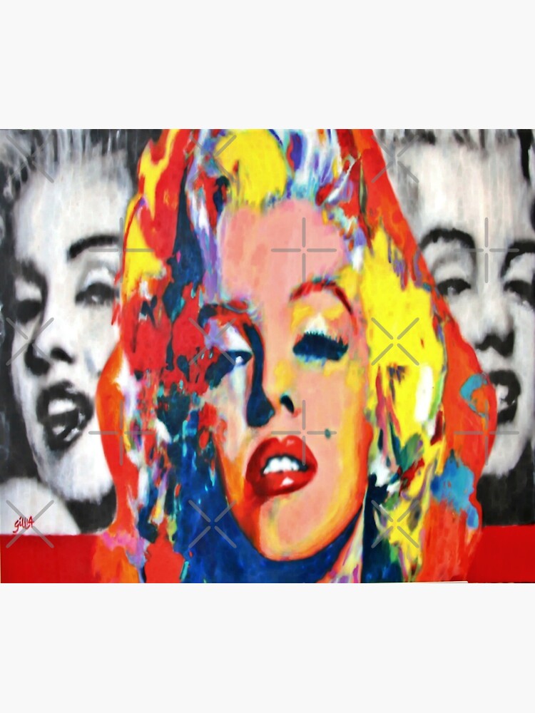 Marilyn Monroe | Colorful Marilyn Pop Art by Gascondi
