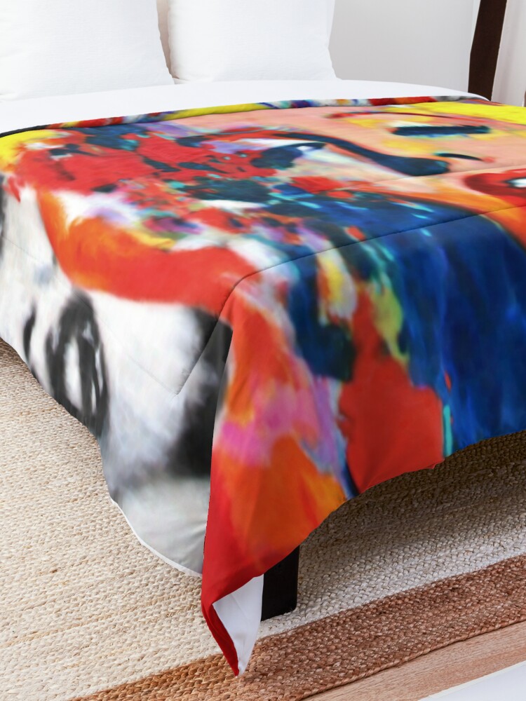 Alternate view of Marilyn Monroe | Colorful Marilyn Pop Art Comforter
