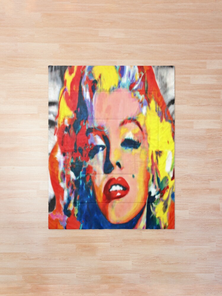 Alternate view of Marilyn Monroe | Colorful Marilyn Pop Art Comforter