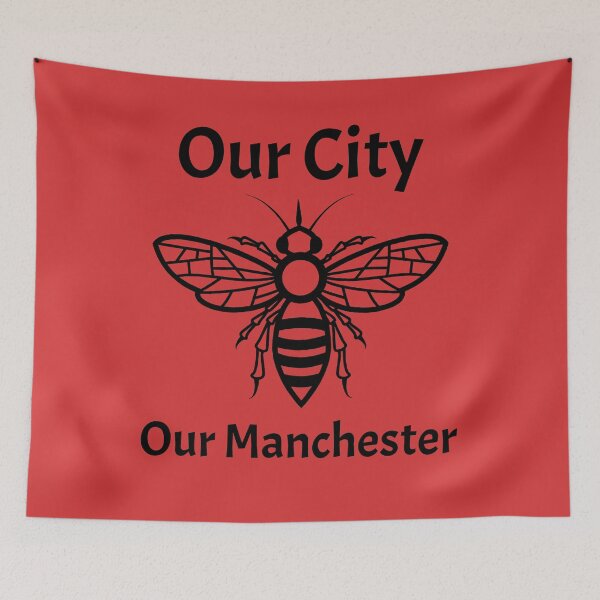Item preview, Our City, Our Manchester Bee designed and sold by tribbledesign.