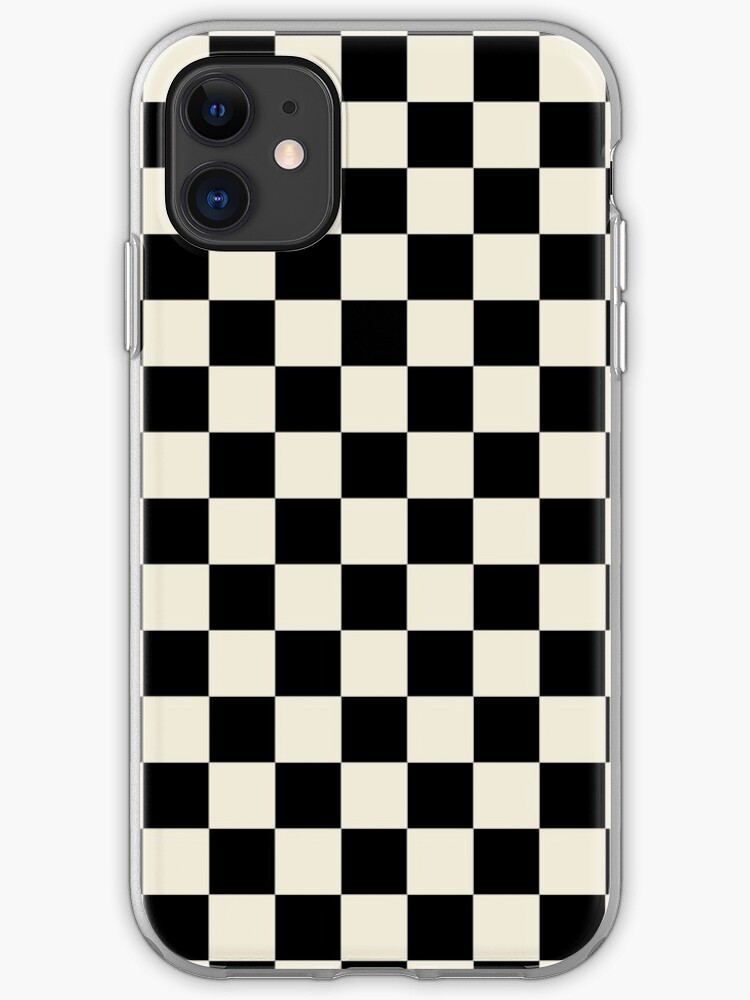 off white checkerboard