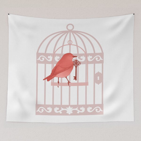 Item preview, Bird Cage Pink designed and sold by Tiffany Johnson.