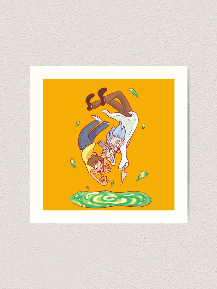 Alternate view of RICK & MORTY Art Print