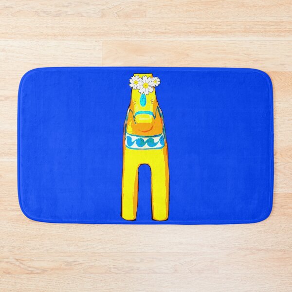 Item preview, Swedish Yellow Dala Horse Midsommar Midsummer with Floral Wreath designed and sold by funnytshirtemp.