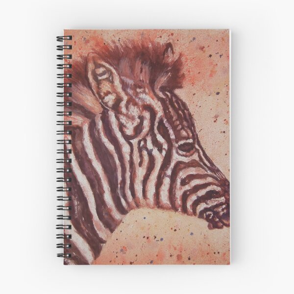 Item preview, Baby Zebra watercolour painting with Splatter Effect background  designed and sold by Suzanne Thomson.