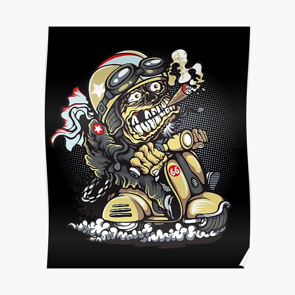 Cartoon Piston Posters Redbubble