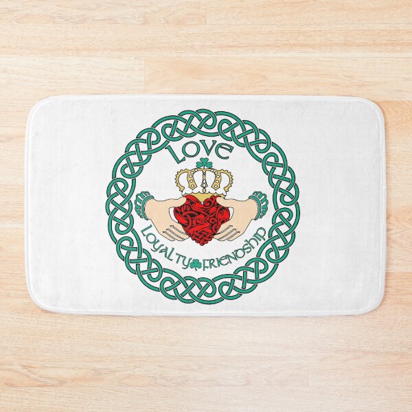 Item preview, Irish Claddagh Ring Love Loyalty Friendship Celtic Pattern designed and sold by funnytshirtemp.