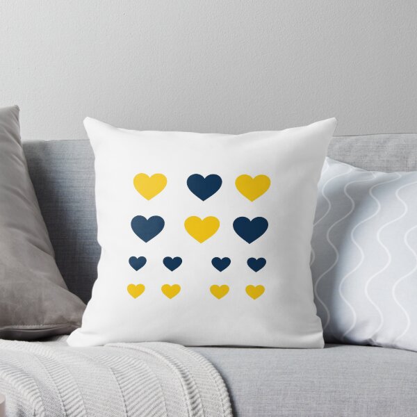 Item preview, University of Michigan Hearts Sticker Pack designed and sold by matthewportnoy.