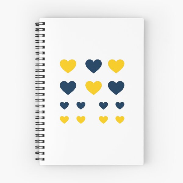 Item preview, University of Michigan Hearts Sticker Pack designed and sold by matthewportnoy.