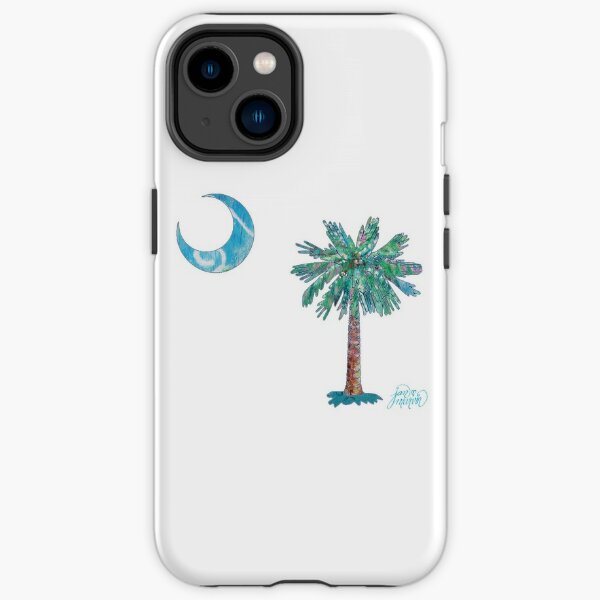 Palmetto Tree and Moon by Jan Marvin iPhone Tough Case