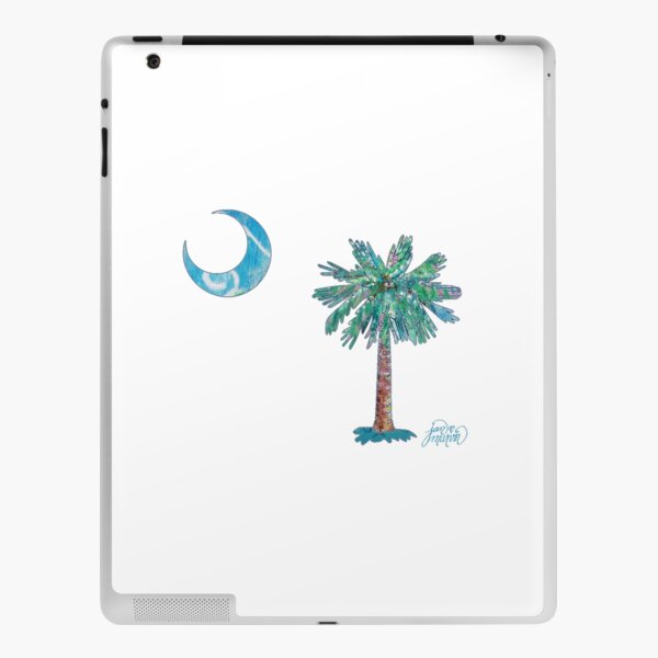 Palmetto Tree and Moon by Jan Marvin iPad Skin