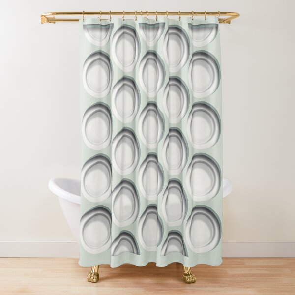 63 CIRCLES SHOWER CURTAIN Shower Curtain