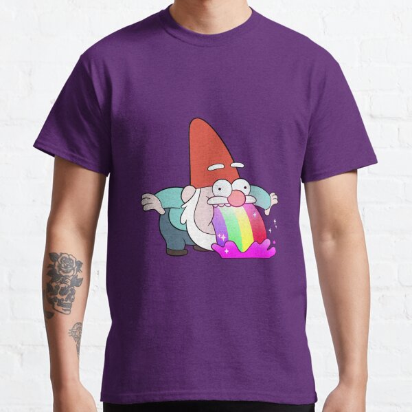 Rainbow Vomiting Gnome Classic T-Shirt