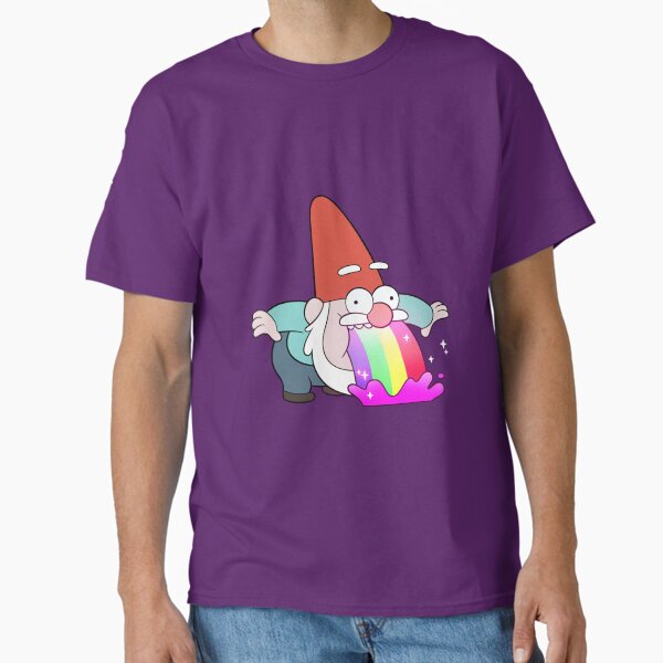 Item preview, Rainbow Vomiting Gnome designed and sold by TheMysteryShack.