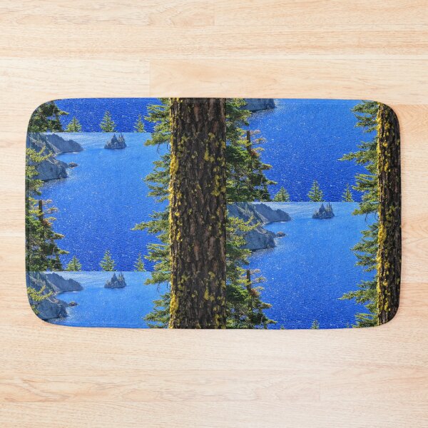 Item preview, Trees and Crater Lake  designed and sold by LemonsandInk.