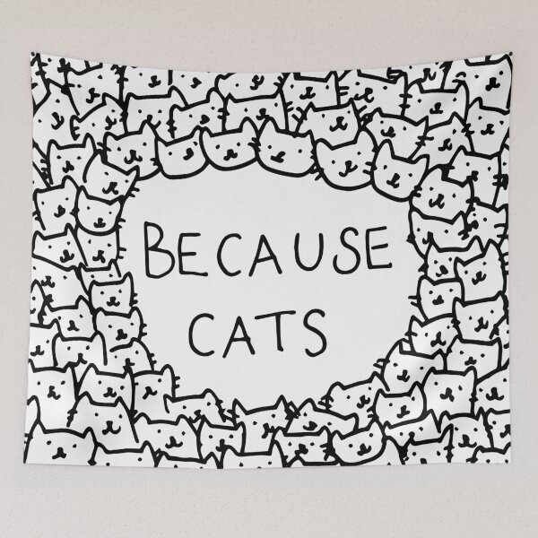 Item preview, Because Cats designed and sold by meursaultdesign.