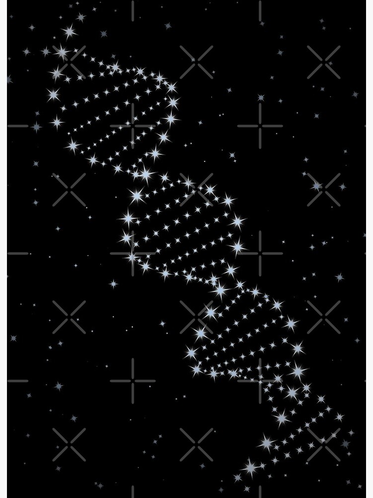 A Part of the Universe Stars DNA Zodiac Constellation Astrology Astronomy Art Board Print